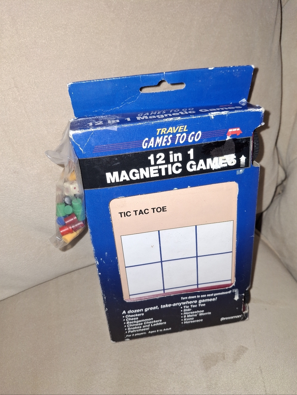 12-in-1 Magnetic Games - Blue